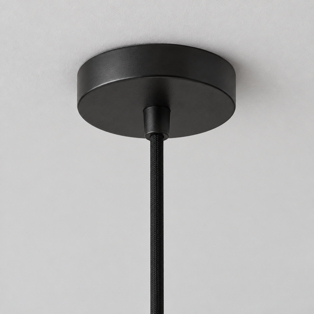 Schéma coté Suspension Dôme en Verre Teinté — Nolia